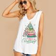 All Booked For Christmas Book Xmas Tree Lights Reading Girly Women's V-Neck Tank Top All Booked For Christmas Book Xmas Tree Lights Reading Girly Women's V-Neck Tank Top