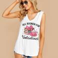 All Booked For Valentine Teacher Valentines Day Book Lover Women's V-Neck Tank Top All Booked For Valentine Teacher Valentines Day Book Lover Women's V-Neck Tank Top