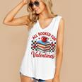 All Booked For Valentines Book Lovers Teacher Student Women's V-Neck Tank Top All Booked For Valentines Book Lovers Teacher Student Women's V-Neck Tank Top