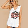 Bookish Baddie Retro Aesthetic Typography Women's V-Neck Tank Top Bookish Baddie Retro Aesthetic Typography Women's V-Neck Tank Top