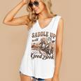 Bookish Retro Western Cowgirl Texas Book Lover Novel Reader Women's V-Neck Tank Top Bookish Retro Western Cowgirl Texas Book Lover Novel Reader Women's V-Neck Tank Top