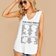 The Books Of The Bible Old And New Testament Complete List Women's V-Neck Tank Top The Books Of The Bible Old And New Testament Complete List Women's V-Neck Tank Top