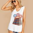 Books Fireworks 4th Of July Bookworm Patriotic Reader Women's V-Neck Tank Top Books Fireworks 4th Of July Bookworm Patriotic Reader Women's V-Neck Tank Top
