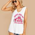Books Are My Love Language Valentine Book Lover Women's V-Neck Tank Top Books Are My Love Language Valentine Book Lover Women's V-Neck Tank Top