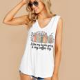 I Like My Books Spicy & My Coffee Icy Lover Bookworm Women's V-Neck Tank Top