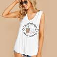 I Like My Books Spicy And My Coffee Icy Books Booktok Women's V-Neck Tank Top