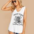 Bookworm Smutt Probably Reading Something Smutty Reader Women's V-Neck Tank Top