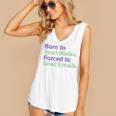 Born To Read Books Forced To Read Emails Apparel Women's V-Neck Tank Top Born To Read Books Forced To Read Emails Apparel Women's V-Neck Tank Top
