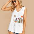 Carve Out Time To Read Halloween Ghost Books Raglan Baseball Tee Women's V-Neck Tank Top