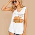 Cats Books And Coffee Heart Cozy Cat Lover Bookworm Readers Women's V-Neck Tank Top