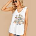 Chapter 10 Years Old 10th Birthday Wildflower Book Lover Women's V-Neck Tank Top