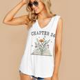 Chapter 24 Book Lovers & Readers 24th Birthday Wildflowers Women's V-Neck Tank Top