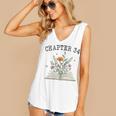 Chapter 34 Book Lovers & Readers 34th Birthday Wildflowers Premium Tri-Blend Women's V-Neck Tank Top