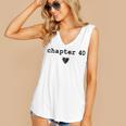 Chapter 40 Book Lovers Readers & Authors 40th Birthday Women's V-Neck Tank Top Chapter 40 Book Lovers Readers & Authors 40th Birthday Women's V-Neck Tank Top