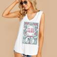 Cheshire Cat Alice In Wonderland Vintage Book Women's V-Neck Tank Top