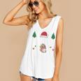 Christmas Tee Most Likely To Read A Book On Christmas Women's V-Neck Tank Top
