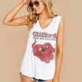 Clifford The Big Red Dog Clifford And Emily Book Cover Women's V-Neck Tank Top Clifford The Big Red Dog Clifford And Emily Book Cover Women's V-Neck Tank Top