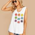 Color Our World Book Lover Reading Bookworm Reader Women's V-Neck Tank Top