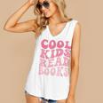 Cool Kids Read Books Library Book Reader Book Nerd Women's V-Neck Tank Top
