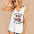 Cool Owl If You Need Me Owl Be Reading Book Students Women's V-Neck Tank Top