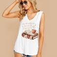 Cozy My Weekend Is Books Blankets Reading Tea Lover Premium Women's V-Neck Tank Top