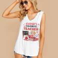 Cupid's Favorite Math Teacher Valentine Reading Book Women Women's V-Neck Tank Top Cupid's Favorite Math Teacher Valentine Reading Book Women Women's V-Neck Tank Top