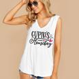 Cupid's Homebody Introvert Valentine's Day Home Women's V-Neck Tank Top Cupid's Homebody Introvert Valentine's Day Home Women's V-Neck Tank Top