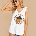 Cute Cat Fall In Love With Reading Book Cat Lover Librarian Women's V-Neck Tank Top Cute Cat Fall In Love With Reading Book Cat Lover Librarian Women's V-Neck Tank Top