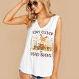 Cute Fox Stay Clever Read Books For Librarian Or Bookworm Women's V-Neck Tank Top