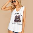 Dark Romance Book Emotionally Attached Fictional Characters Women's V-Neck Tank Top Dark Romance Book Emotionally Attached Fictional Characters Women's V-Neck Tank Top