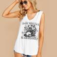 Dark Romance Books Lover Bookish Bookworm Gothic Aesthetic Women's V-Neck Tank Top