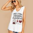 Dark Romance Smutt Book Merch Just A Good Girl STFUATTDLAGG Women's V-Neck Tank Top Dark Romance Smutt Book Merch Just A Good Girl STFUATTDLAGG Women's V-Neck Tank Top