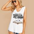 A Day Without Reading Is Like I Have No Idea Women Books Women's V-Neck Tank Top A Day Without Reading Is Like I Have No Idea Women Books Women's V-Neck Tank Top