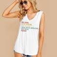 Dog Loving Coffee Drinking Book Reading Social Justice Women's V-Neck Tank Top