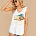 Drink Tea And Read Books Reading Bookworm Literature Women's V-Neck Tank Top Drink Tea And Read Books Reading Bookworm Literature Women's V-Neck Tank Top