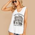 Easily Distracted By Plants Cats & Books Planting Gardening Women's V-Neck Tank Top