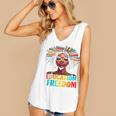 Education Is Freedom Afro Books Women's V-Neck Tank Top