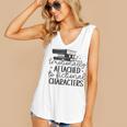 Emotionally Attached To Fictional Characters Banned Books Women's V-Neck Tank Top Emotionally Attached To Fictional Characters Banned Books Women's V-Neck Tank Top