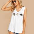 Everything a Girl Needs Books Coffee Jesus Women's V-Neck Tank Top