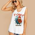 F-Caw-F Rooster F Awk F Chicken Coffee Romance Books Lover Women's V-Neck Tank Top F-Caw-F Rooster F Awk F Chicken Coffee Romance Books Lover Women's V-Neck Tank Top