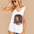 Fantasy Dragon Reading Book Lover Women's V-Neck Tank Top