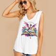In My Fantasy Era Magic Dragon Book Women's V-Neck Tank Top In My Fantasy Era Magic Dragon Book Women's V-Neck Tank Top