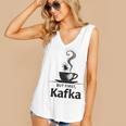 But First Kafka Coffee For Literature & Book Lovers Women's V-Neck Tank Top