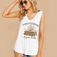 Forget Flowers Buy Me Books Book Lover Women's V-Neck Tank Top Forget Flowers Buy Me Books Book Lover Women's V-Neck Tank Top