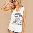Gardening & Library Lover Books Reading Plants Cute Women's V-Neck Tank Top Gardening & Library Lover Books Reading Plants Cute Women's V-Neck Tank Top