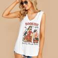 Halloween Bookish Witchy Book Club Hot Girls Read Women's V-Neck Tank Top