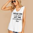 Hold On Let Me Overthink This Anxiety Women Introvert Women's V-Neck Tank Top Hold On Let Me Overthink This Anxiety Women Introvert Women's V-Neck Tank Top