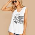 The Homebody Club Retro Introvert Antisocial Women's V-Neck Tank Top