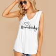 Homebody At Home Lets Stay Home Introvert Women's V-Neck Tank Top Homebody At Home Lets Stay Home Introvert Women's V-Neck Tank Top