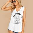 I’d Rather Be Reading Minimal Book Lover Arch Women's V-Neck Tank Top